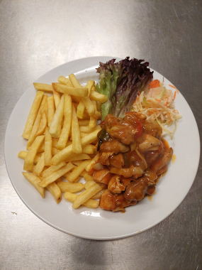 150g Vepřové a kuřecí nudličky se zeleninovou směsí