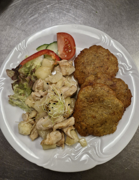 150g Kuřecí nudličky s ananasem a mandlemi