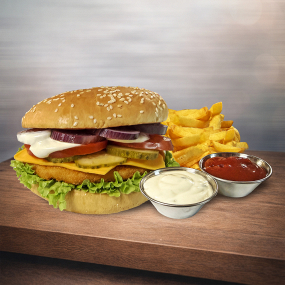Kurka burger menu