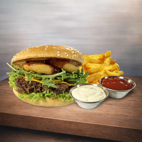 Trháč burger menu