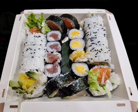 Duży lunch ( 22 szt.) + 2 x Zupa miso - GRATIS !!!