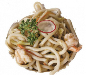 39. Udon con gamberi