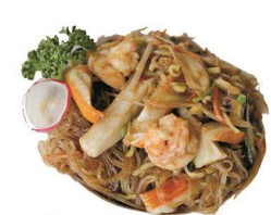 49. Spaghetti di soia con frutti di mare