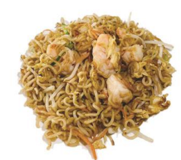 55. Ramen saltato con gamberi