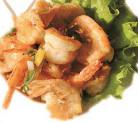 87. Gamberi sale e pepe