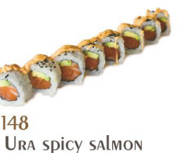 160. Ura spicy salmon