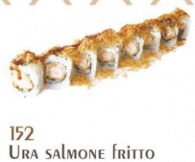 165. Ura salmone fritto