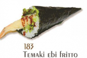 195. Temaki ebi fritto
