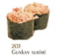 203. Gunkan surimi