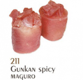 216. Gunkan spicy maguro