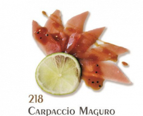 226. Carpaccio maguro