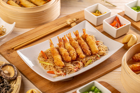 Creveți Panko 6 buc (sos și garnitură inclusă)