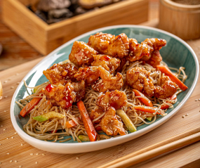 Pui cu Susan (sos inclus) și Noodles