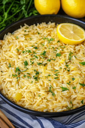 VEGAN LEMON RICE