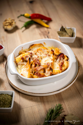 LOADED FRIES CU BACON & SOS CHEDDAR 