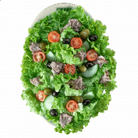 Salade crudités thon