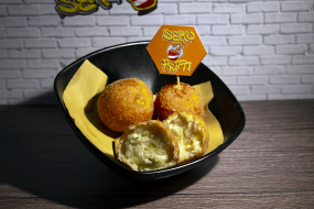 Crocchette di baccalà con patate e scorza di limone 3pz