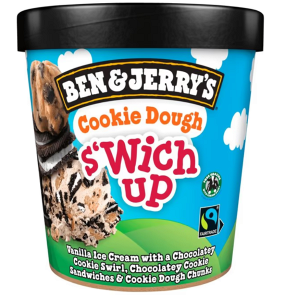 Ben & Jerry’s Cookie Dough S‘Wich Up