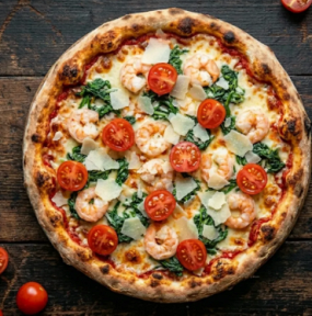 Pizza Shrimps Paradise
