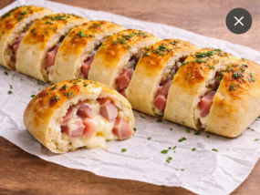 Pizzabrötchen Schinken