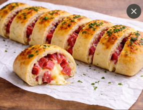 Pizzabrötchen Salami