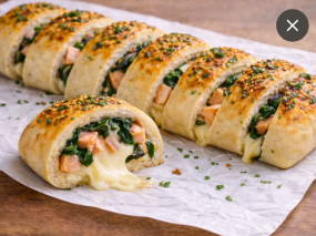 Pizzabrötchen Lachs