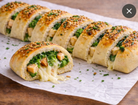 Pizzabrötchen Vegeyaki