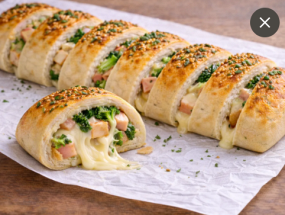 Pizzabrötchen Boston