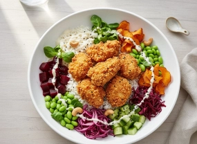 B8 - Knusprige Chicken Bowls