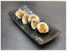Maki poivron, légumes et oignons frits