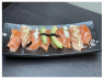 Assortiment de sushis au saumon