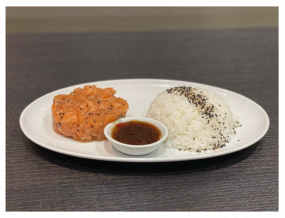 Tartare de saumon au wasabi