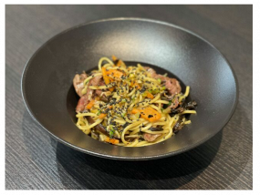 Nouilles au boeuf et légumes