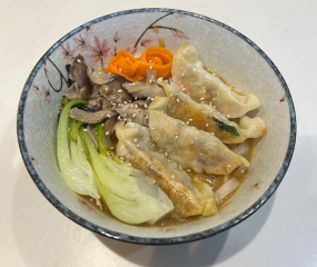 Ramen gyozas