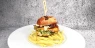 Single Stripsy Burger + hranolky, omáčka, plechovka dle výběru