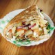 7. Döner Hawai (maso, ananas, salát, dresing)