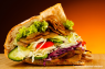 5. Döner klasik (maso, salát, dresing)