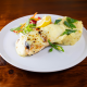 200g LOSOS NA GRILU S MOZZARELOU A SUŠENÝMI RAJČATY