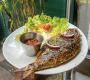 Poisson braisé selon arrivage (riz blanc ou légumes)