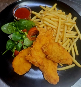 Smažené kuřecí stripsy 4ks