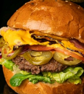 Burger s Jalapeňos