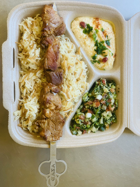 Plateau khorovadz au porc 