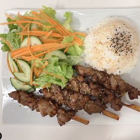 4 brochettes yakitori 