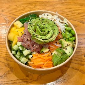 Poké bowl saumon et thon