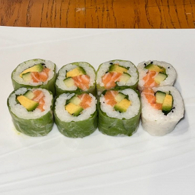 Spring rolls saumon concombre