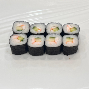 Maki crevette concombre