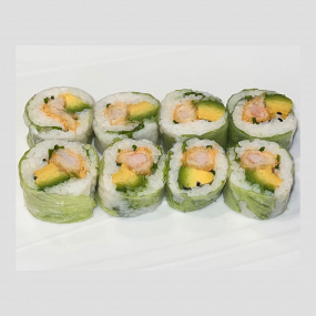 Spring rolls crevette tempura 