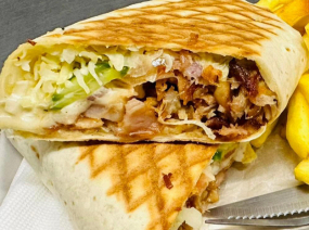 2. Gyros v arabskom chlebe