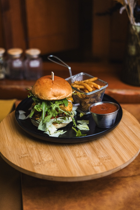 JALAPENO burger + hranolky