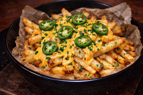 Jalapeňo Hranolky s cheddarem